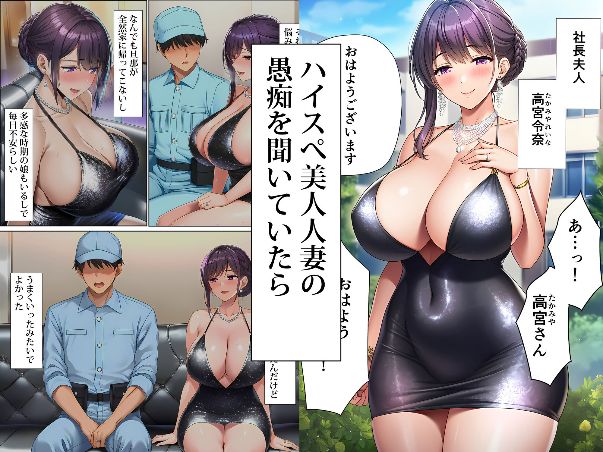 超高級マンション清掃員の俺、仕事ついでにハイスペ美人居住者たちの愚痴を聞いていたら完全合意の中出しハーレム生活を送ってしまう 2枚目