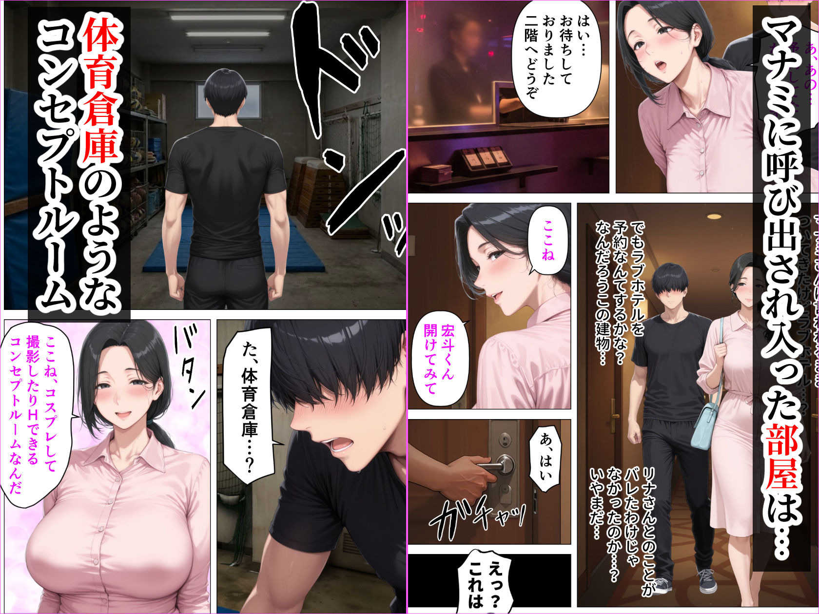 昭和マ●コの搾精天国！ブルマ＆JKコスの人妻に中出し放題 5枚目