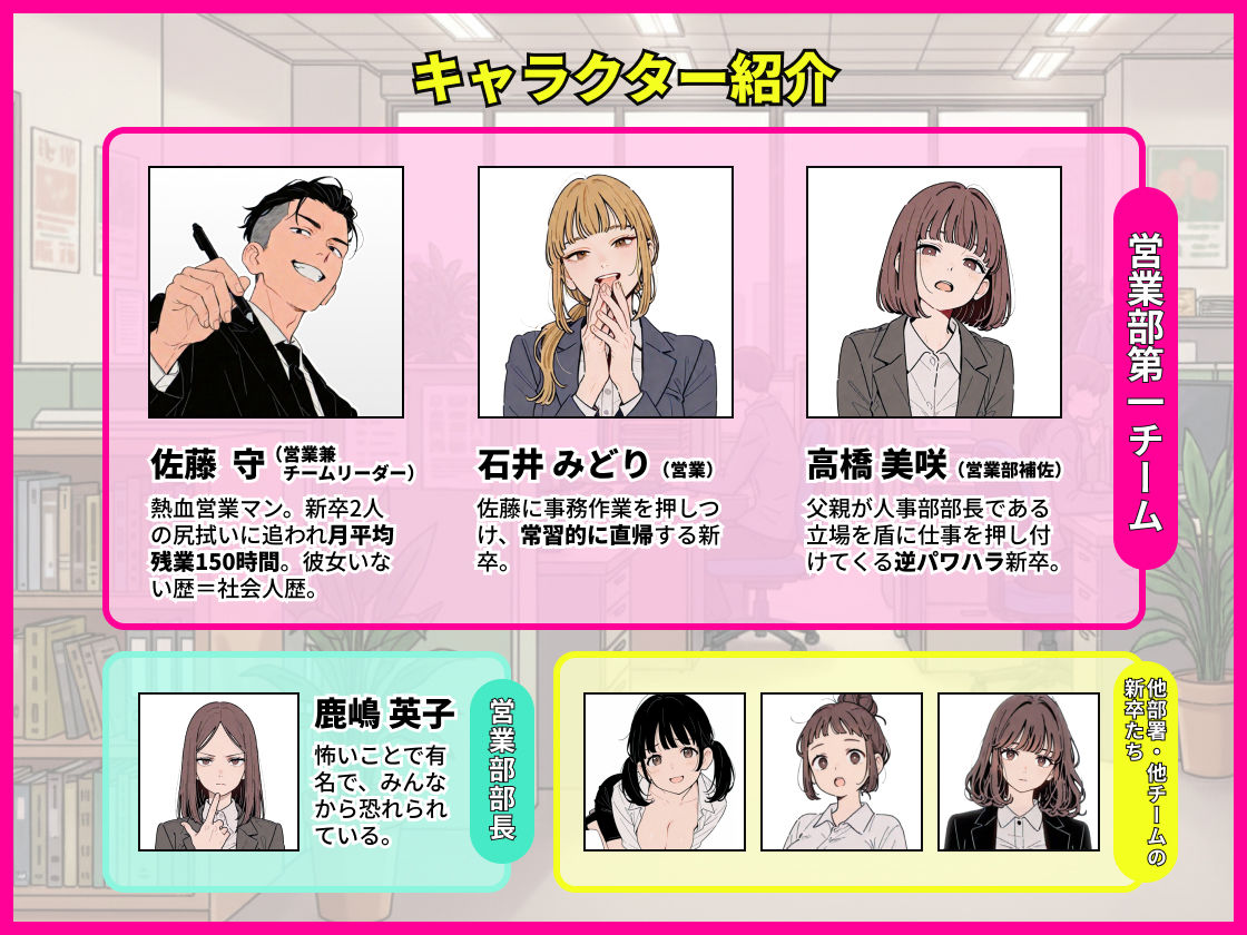 社内常識改変ノートで新卒問題児2人を性処理係にした物語 1枚目