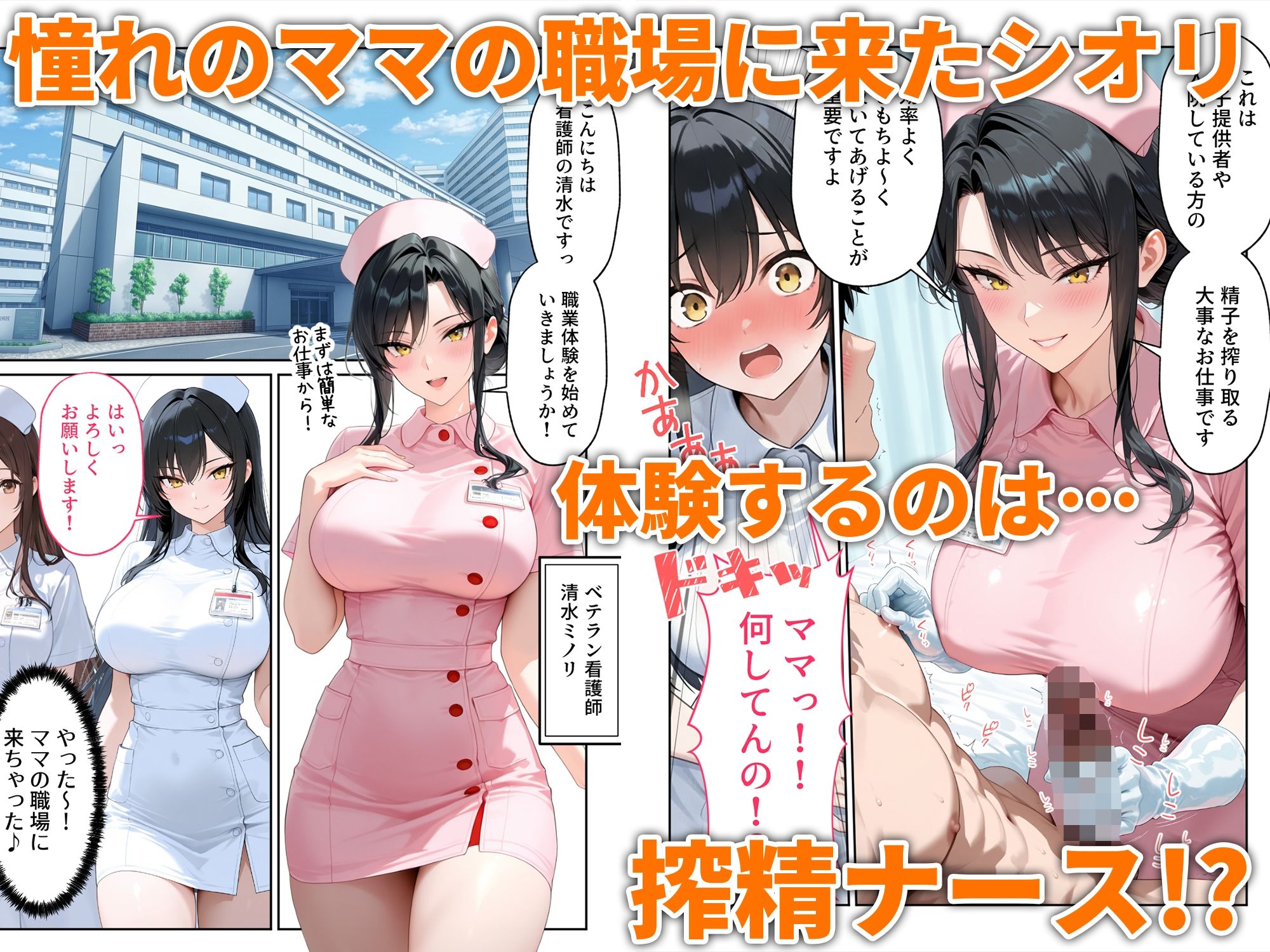 職場体験えっち 女子●生3人エッチな職場体験 3枚目