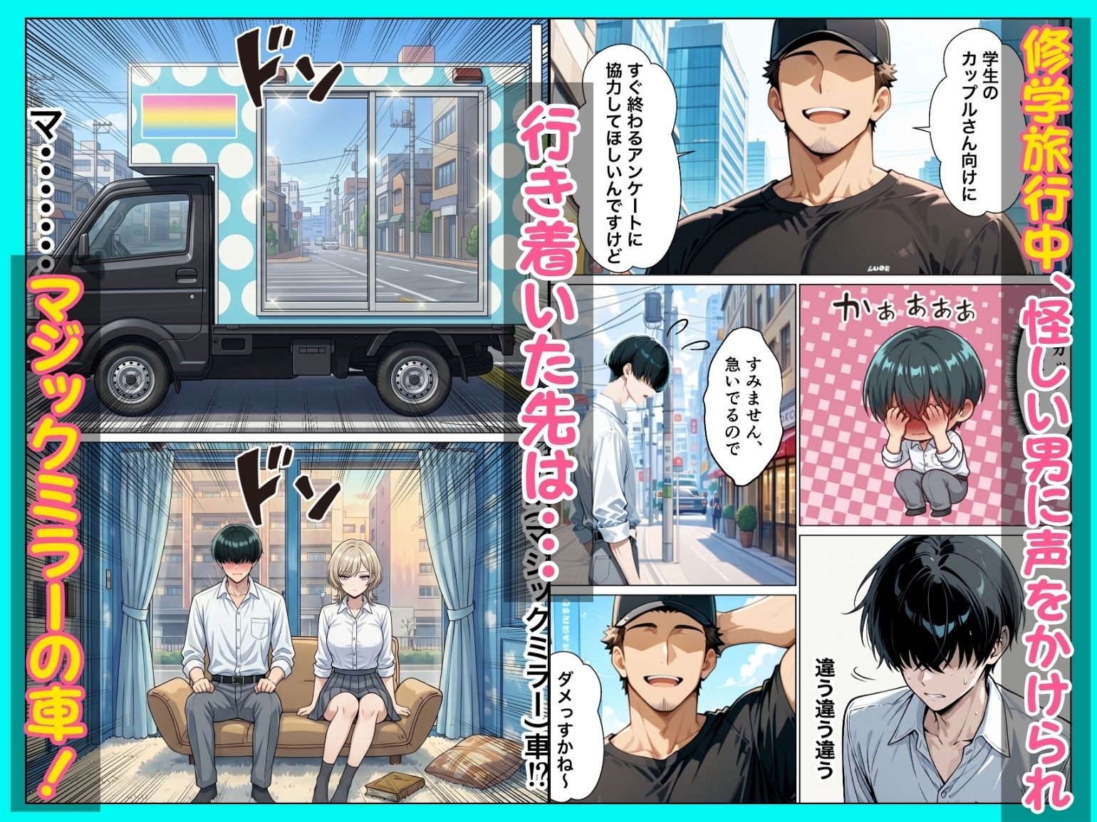 童貞陰キャの僕がクールギャルとマジックミラー車で生ハメセックスした話 2枚目